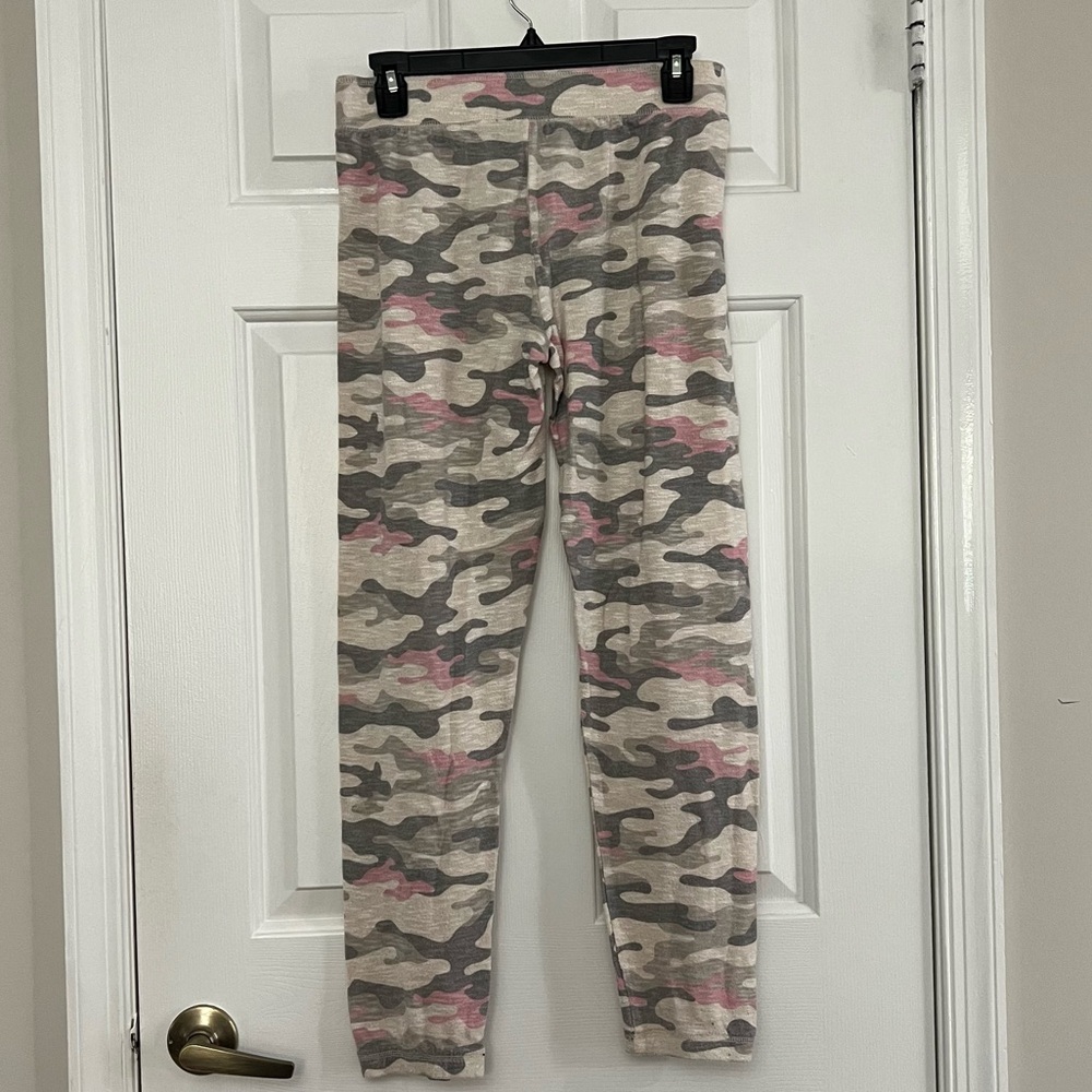 Pj Salvage Pink, Grey, Tan Camo Jogger Pajama Pants - Picture 2 of 2